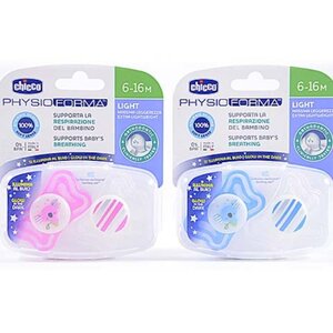 Chicco Duda Physio Light Lumi, 6m-16m, 2pcs