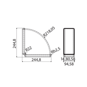 Faber Koljeno CRO 90 220×90 – 112.0459.455
