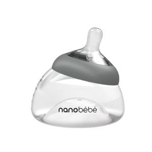 Nanobébé® flašica za majčino mlijeko GEN2 150 ml – Siva