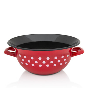 Metalac višenamjenska emajlirana posuda Red dots, 28cm/5lit