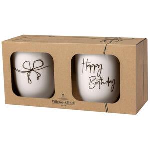 Villeroy & Boch set 2 šoljice Happy Birthday 280ml 8406 STATEMENT