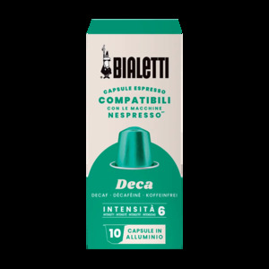 Bialetti kapsule Nespresso kompatibilne Decaffeinato 10/1