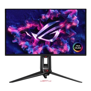 ASUS ROG Swift monitor PG27UCDM gaming USB Type C, 27, 4K, OLED, 450 cd/m2, Nvidia G-Sync, HDR400, DP, HDMI, 240Hz, 0.03ms