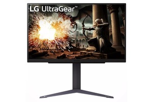 LG monitor UltraGear 27GS75Q-B gaming, 27, QHD, IPS, 300 cd/m2, Adaptive Sync, HDR10, DP, HDMI, 200 Hz, 1ms