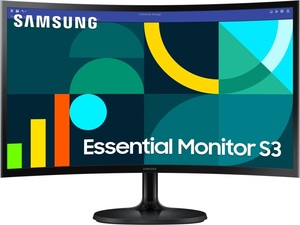 SAMSUNG monitor LS24D360GAUXEN zakrivljeni, 24, FullHD, VA, 250 cd/m2, VGA, HDMI, 100 Hz, 4ms