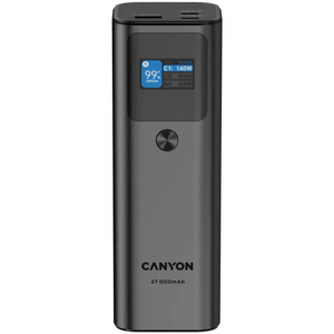 Canyon powerbank 27000mAh, 140W, PB-2010, Dark Gray