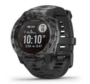 GARMIN Instinct SOLAR Graphite Camo (010-02293-05), pametni sat