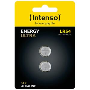 (Intenso) Baterija alkalna LR54, 1,5V dugmasta, blister 2 komada - LR54/2