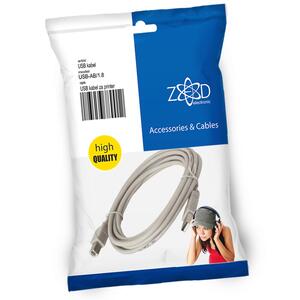 ZED electronic USB kabel za printer, dužina 1.8 metara - USB-AB/1.8