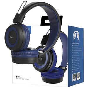 hoco. Slušalice bežične, Bluetooth / 3.5 mm,  plava - W16 Cool motion Blue