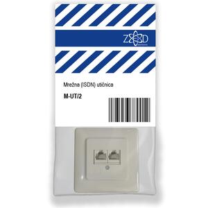 ZED electronic Mrežna / ISDN utičnica, 2 x RJ45 - M-UT/2