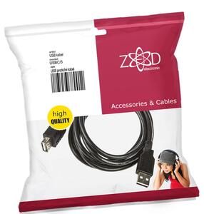 ZED electronic USB produžni kabel, dužina 5.0 metara - USBC/5