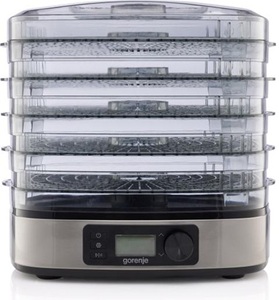 GORENJE aparat za sušenje hrane FDK500DE,  5 posuda, digitalna kontrola, 30–75°C