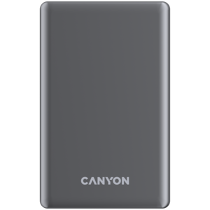 CANYON prenosna baterija OnPower 505 slim Magnetic 5000 mAh PD20W tamno siva