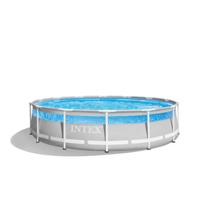 Intex Prism Frame Clearview Premium bazen 427 x 107 cm sa pumpom, metalna konstrukcija, merdevine, podloga, prekrivač - 78508