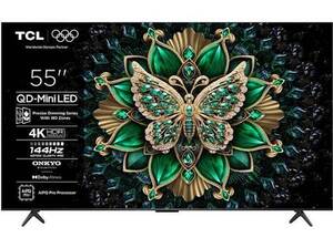 TCL QD-MiniLED televizor 55C61K, 4K Ultra HD, Smart TV, Google TV, 100 Hz, Dolby Vision, HDR10+, AirPlay 2, HDMI 2.1