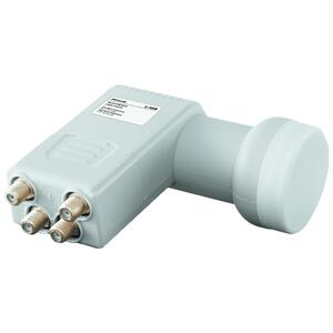 Amiko LNB Quad, sum: 0.1dB, vodonepropusan - L-408