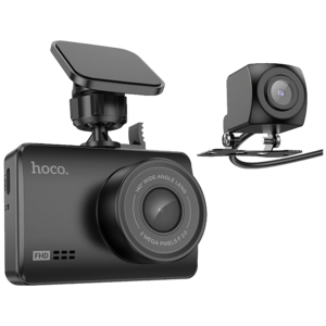 hoco. Auto kamera, 2 Mpxiel, Dual Camera, FullHD, microSD - DV3