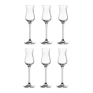 Leonardo set 6 čaša za rakiju Grappa CHATEAU 90 ml – čaše za fina pića, kristalno staklo