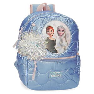 Disney školski ruksak 32 cm, Seek Courage Frozen, svijetlo plavi