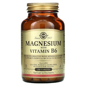 SOLGAR Magnezij s vitaminom B6 tablete a100