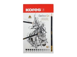 KORES Olovka grafitna 12/1 bez gumice GRAFITOS
