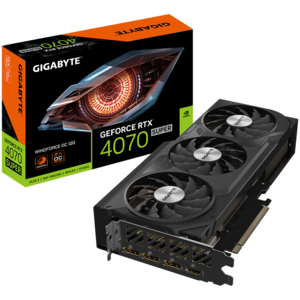 GIGABYTE grafička kartica NVIDIA GeForce RTX 4070 SUPER WINDFORCE OC 12G, 12 GB GDDR6X/192bit, PCI-E 4.0, 1xHDMI, 3xDP, Recommended PSU 700W, ATX
