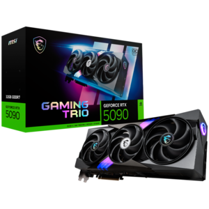 MSI grafička kartica GeForce RTX 5090 32G Gaming Trio OC  32GB GDDR7 (28Gbps 512-bit), PCIe 5X 16, Boost: 2482MHz, HDMI 2.1b, DisplayPort 2.1