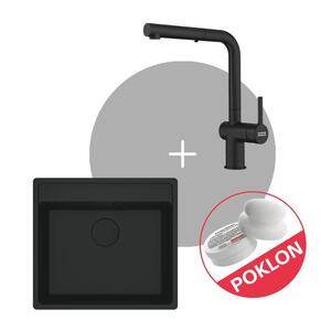 Franke set sudoper Maris MRG 610-52 TL + česma ACTIVE L DOCCIA