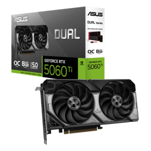 ASUS grafička kartica DUAL Nvidia GeForce RTX 5060TI O8G 8GB GDDR7, 128-bit 3x DP, 1x HDMI