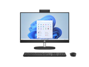 HP računar 24-cr0026ny AIO, 24,Non Touch, Intel Core i5 1335U, 16GB DDR4 RAM, 512GB SSD, FreeDos, crni, miš i tastatura, 1 godina garancije
