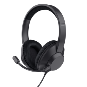 Trust slušalice Ayda Max USB-ENC žičane, noise-cancelling mikrofon, stereo, crne