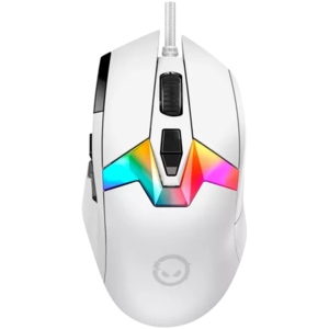 LORGAR miš MSP80, 8000 Hz Gaming Pro, bijeli