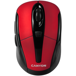 CANYON miš MSO-W6 bežični crveni
