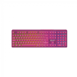 Canyon tastatura 105 keys gaming bežična, RGB, crna