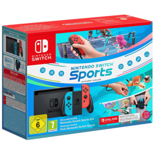 Nintendo Switch Console 1.1 Neon B/R, Bundle - Switch Console 1.1 Neon B/R, Bundle