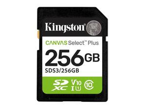 Kingston SDHC 256GB Class 10Canvas Select Plus150 MBs,Class 10 UHS-I