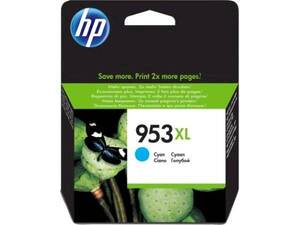 HP Tinta F6U16AE Cyan 953XL