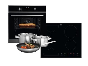 Electrolux set COF6P76BX + LIV63431BK + poklon set posuđa AEG A3SS