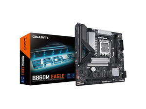 Gigabyte matična ploča B860M EAGLE LGA1851; 2xDDR5; 2xM.2; 4xSATA6xUSB; HDMI, DP; USB Type-C, mATX;
