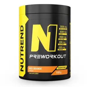 NUTREND N1 PRE-WORKOUT (NOVI), 510g Red Orange