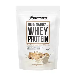 PROTEINI.SI 100% NATURAL WHEY PROTEIN, 400g, Ice coffee