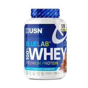 USN BLUE LAB 100% WHEY PROTEIN, 908g, Chocolate & Caramel