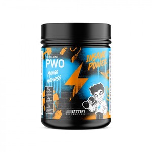 Battery Rebel PWO 300g – Mango ludilo, pre-workout za energiju