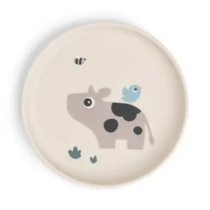 Done by Deer Foodie protuklizni tanjir - Tiny farm Sand