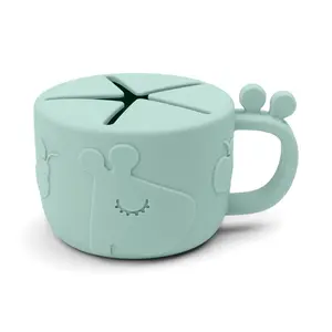 Done by Deer Silikonska čaša za grickalice Peekaboo - Raffi Blue