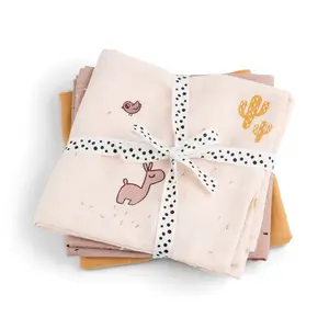 Done by Deer Komplet 3 GOTS pamučne pelene 70×70 – Lalee Powder