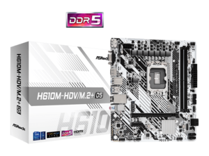 ASROCK matična ploča H610M-HDV M.2+ D5, Intel H610, 2xDDR5, VGA, HDMI,DP, micro ATX