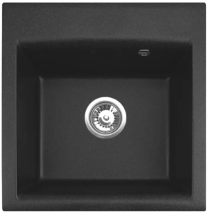 Alveus sudopera GEM 50x50 cm granit/crna 1149113