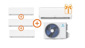 GREE paket klima uređaja 3x GWH12AWCXD COSMO REGULAR + POKLON AZI-WK50XA ARIES